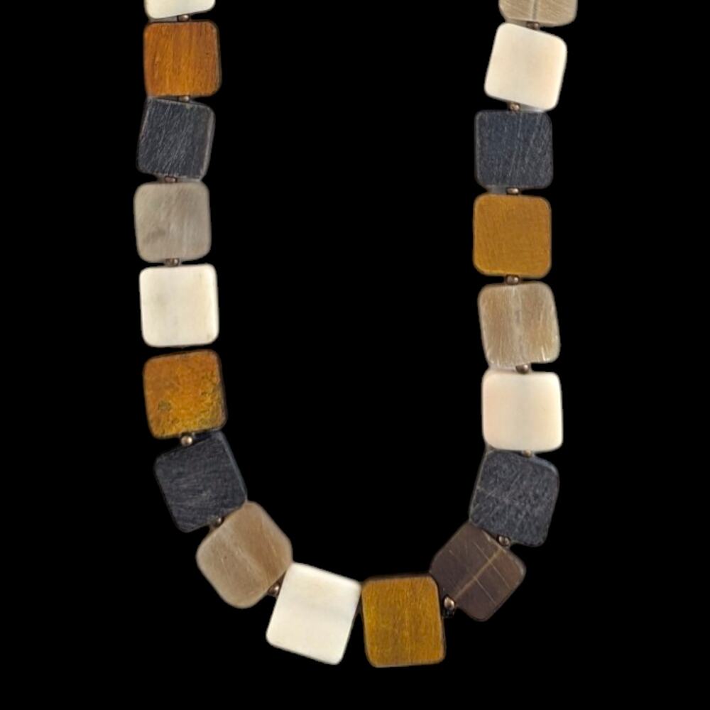 anju | Omala Bone & Horn Artisan Necklace
